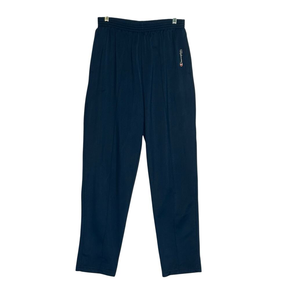 Champion navy blue pull on sweat pants size Large